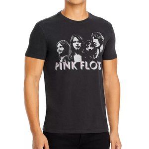 John Varvatos Star USA Men's Pink Floyd Faces Graphic Crew T-Shirt Black